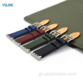 Ysure Leatherstrap χονδρικής αξεσουάρ ρολογιών Strap εργοστάσιο